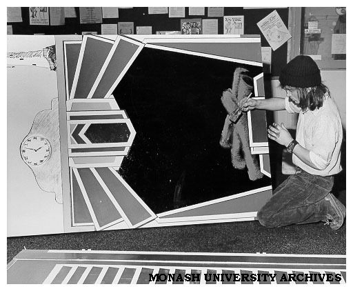 Set designer for Caulfield Institute of Technology student revue '3/4 Time'