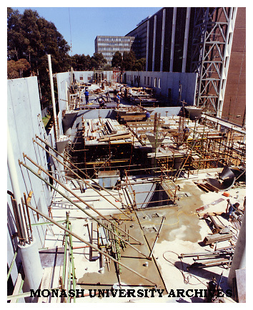 Information Services Building under construction