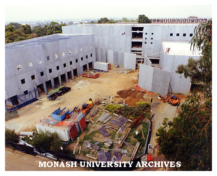 Performing Arts Precinct and Information Services Bulding under construction