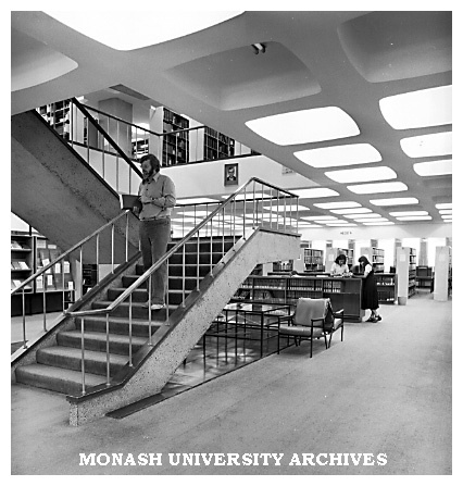 Law library interior