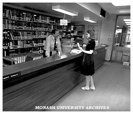 Law library interior