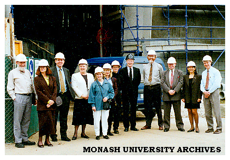 Faculty Managers touring construction of Art &amp; Design building