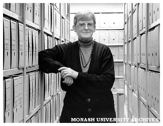 Dr Ann Mitchell, Monash University Archivist