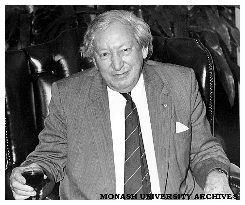 Dr Clive Coogan, president of Monash Club and head of its wine committee