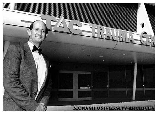 Professor Napier Thomson, chairman of the Department of Medicine at the Alfred Hospital Trauma Centre