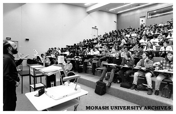 South One lecture theatre, Clayton campus