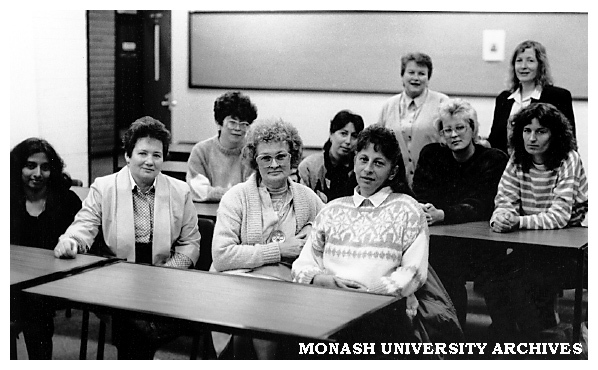 Overseas trained teachers (OTT) 1992 group: (from left) Ms Mangalika Bandara, Ms Vita Schnaider, Ms Ida Elikhis, Ms Margaret Evans, Ms Ninel Iaroslavski, Ms Zulema Santos,