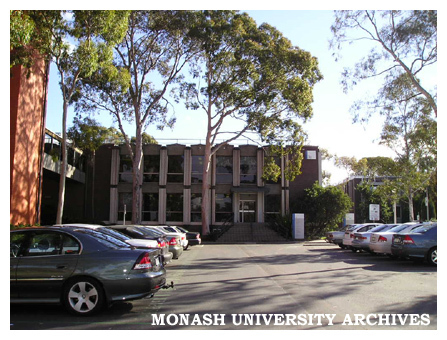 University Offices showing link to Robert Blackwood Hall