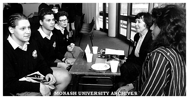 Students from Mount Scopus Memorial College, Burwood, participate in the schools visits program