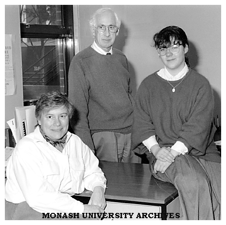 Student assessment researchers (from left) Mrs Barbara Murray, Mr John Fyfield and Ms Melissa Rogerson