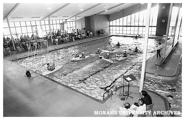 Official opening of the swimming pool - canoe polo