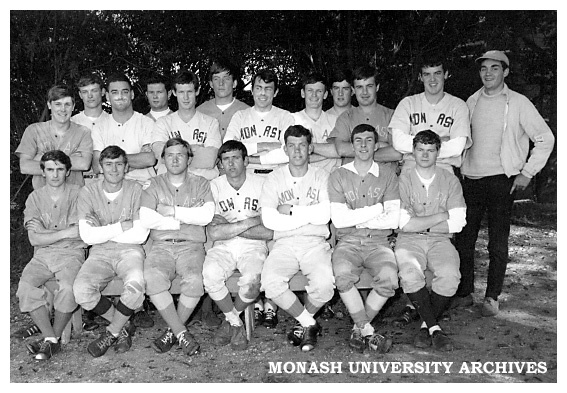 Monash Intervarsity baseball team
