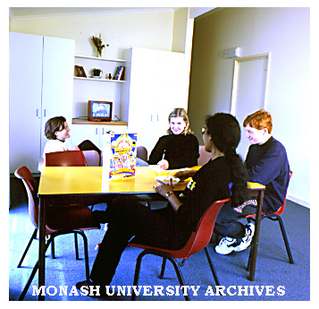 West unit common room, student residences, Gippsland campus