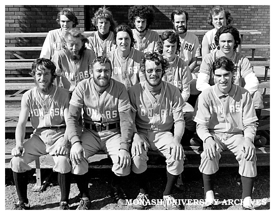 Monash Intervarsity baseball team
