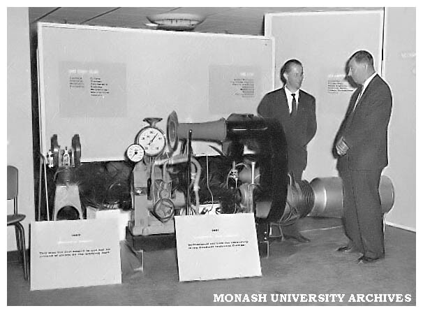 Mechanical Engineering display at Commonwealth Technical Training Week exhibition at Chadstone shopping centre.