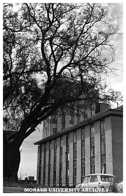Farrer Hall with Howitt Hall in the background