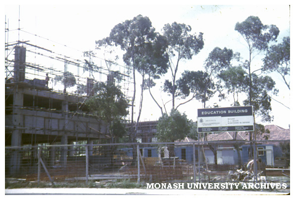 Education building under construction