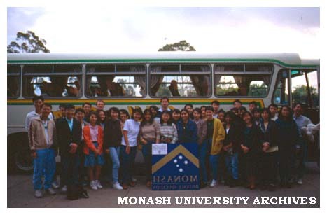 International students arrive at Melbourne International airport