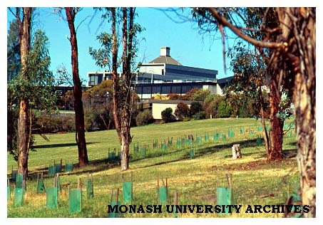 Gippsland campus view from across the paddock