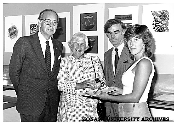 The Governor-General, Sir Ninian Stephen, and Lady Stephen visiting the School of Art and Design at Caulfield