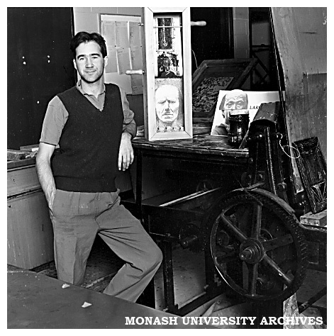 Larry Parkinson, post-graduate student of Fine Arts, whose work will be included in the Department's major exhibition of 1985