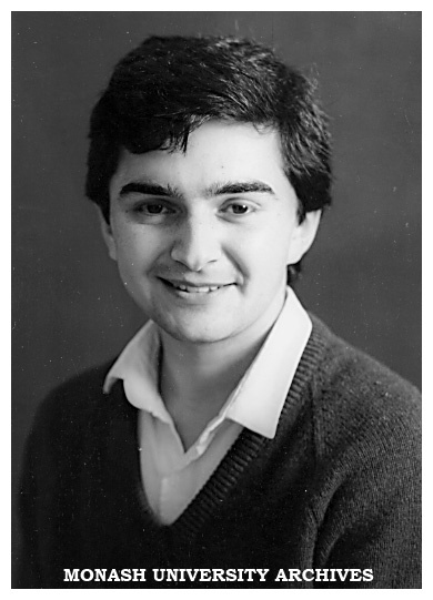 Third year Chisholm Graphic Design student Mr Dominic Lauricella, whose logo for the CSIRO's Institute of Industrial Technology was featured on its stationery and annual report