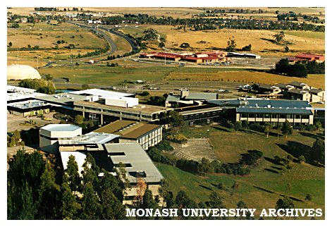 Aerial view of Gippsland campus