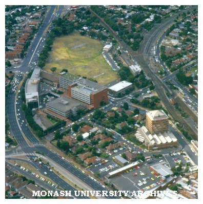 Aerial view of Chisholm Institute of Technology, Caulfield