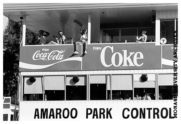 Amaroo Park race track control centre - location of Shell Mileage Marathon