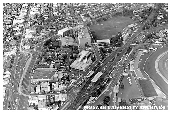 Aerial view of Chisholm Institute of Technology, Caulfield