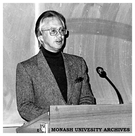 Victorian Tourism Commission Chairman Mr Don Dunstan launches the 16th Annual Computer Conference of Australian Colleges of Advanced Education at the Chisholm campus