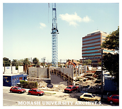 Construction of K block lecture theatre and N building