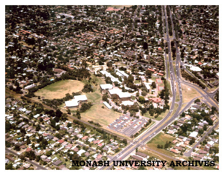 Aerial view of Frankston campus