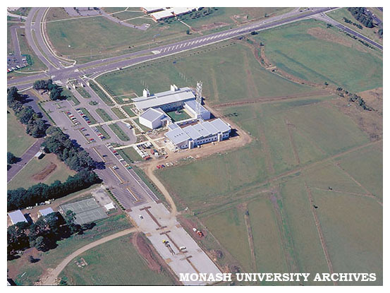 Aerial view of Berwick campus