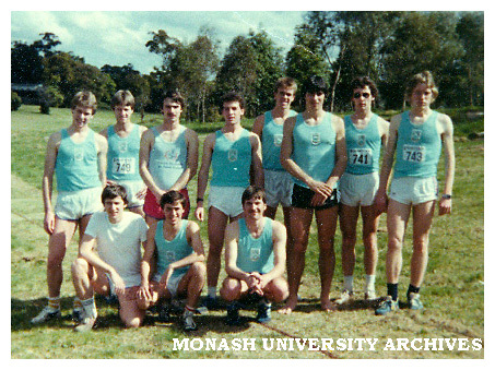 Monash Intervarsity cross country team at Macquarie University