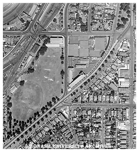 Aerial view of Caulfield Technical College - 14 December 1963