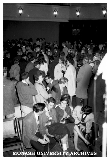 Caulfield Technical College revue - Down Lambert's Way audience