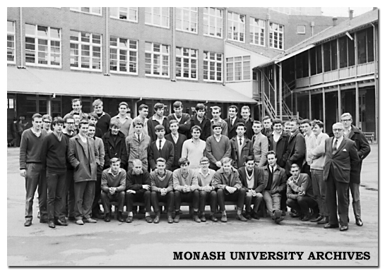 Caulfield Technical College Civil Engineering class