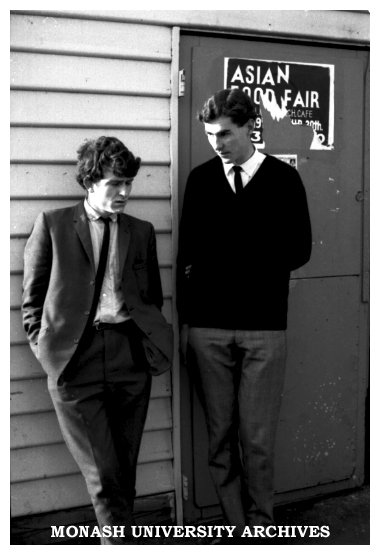 Martin Gibbs and Barry May, Caulfield Technical College social committee