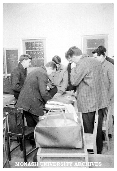 Caulfield Technical College Applied Chemistry students