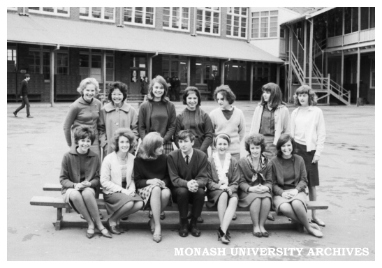 Caulfield Technical College Commerce Department class girls