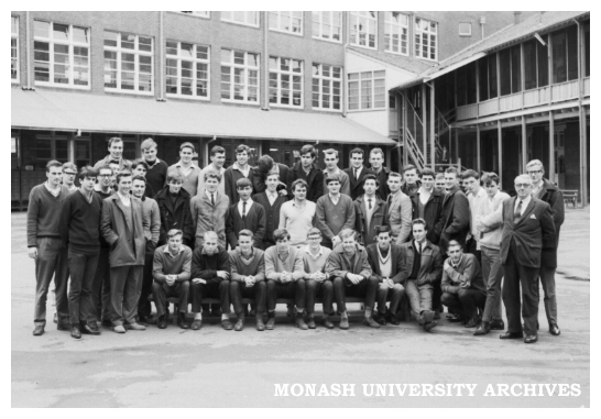 Caulfield Technical College Civil Engineering class