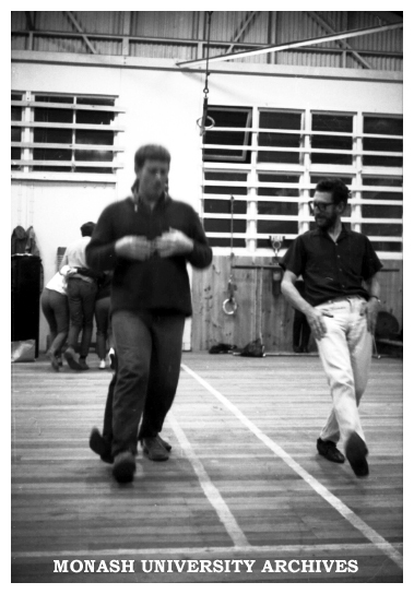 Caulfield Technical College revue - Adam's Apple Core rehearsal