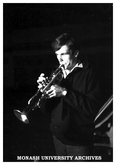 Caulfield Technical College revue - Adam's Apple Core trumpet performance