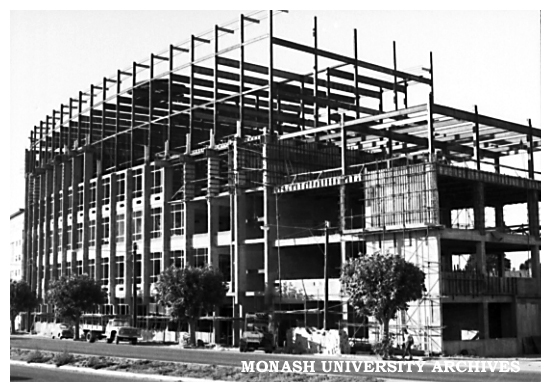 Caulfield Technical College building construction