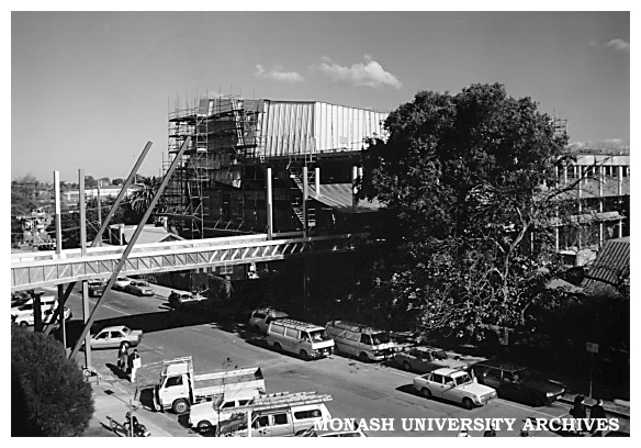Construction of K Block, Chisholm Institute of Technology, Caulfield
