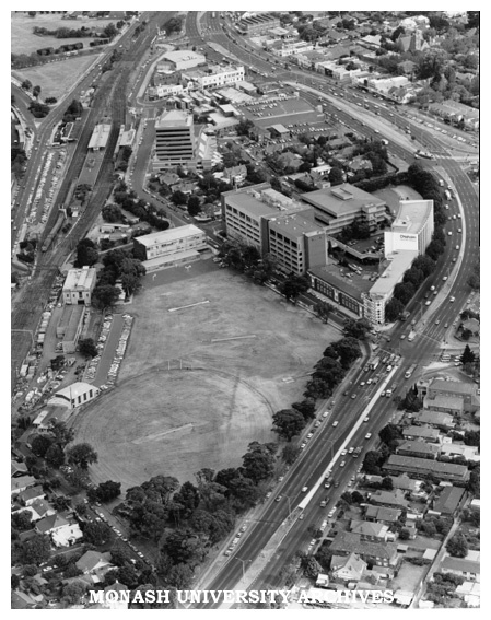 Aerial view of Chisholm Institute of Technology, Caulfield