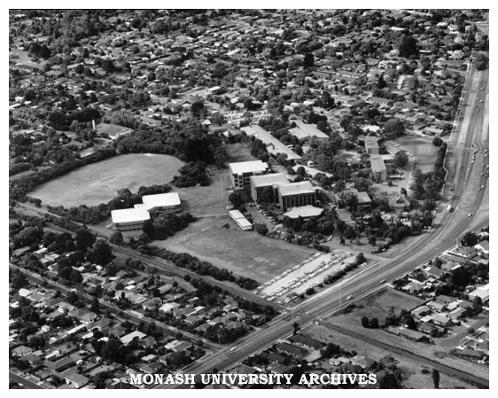 Aerial view of Chisholm Institute of Technology, Frankston Campus
