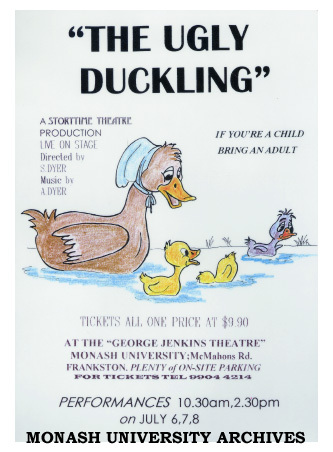 Poster of 'The Ugly Duckling' - a Storytime Theatre Production