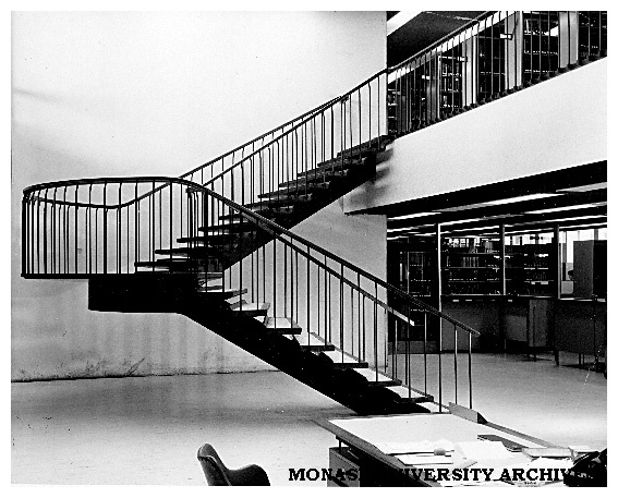 Stairs in Hargrave library